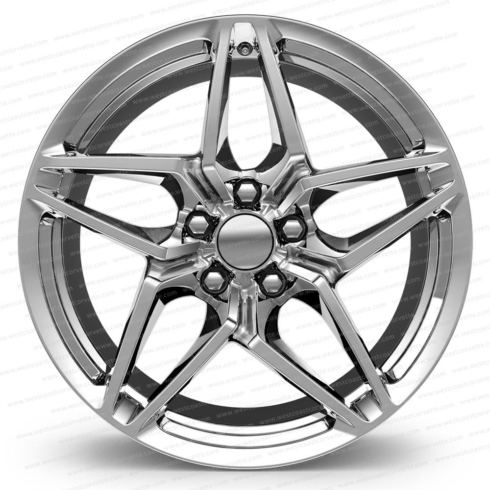 C7 Corvette ZR1 Style Reproduction Wheels : Chrome