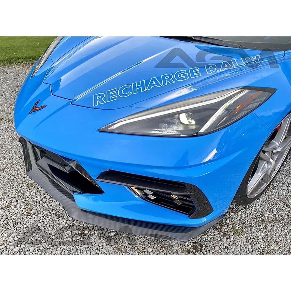 C8 Corvette AGM Corvette Visible Carbon Fiber ULTRA Front Splitter