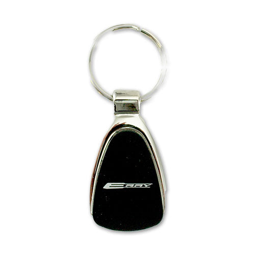Corvette Teardrop Chrome Keychain - C8 E-Ray : Black