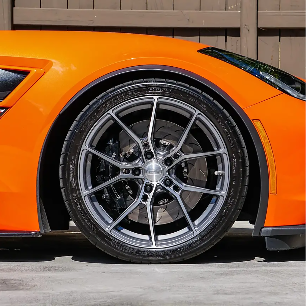 Corvette Wheels E5 Daytona : Titanium Brushed