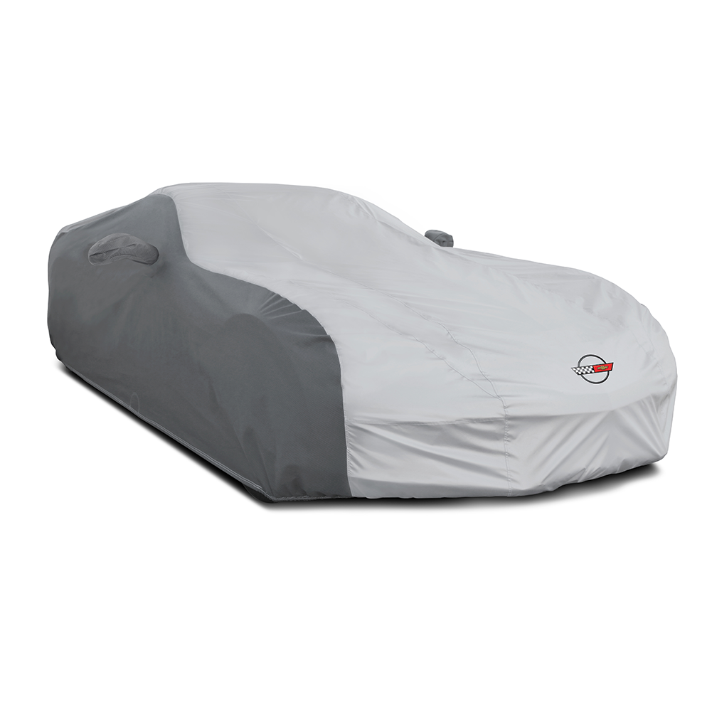 Corvette Hybrid 360 Protection Car Cover Black Grey Indoor
