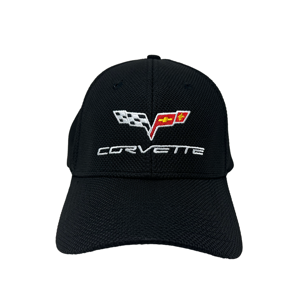 C6 Corvette Embroidered Black