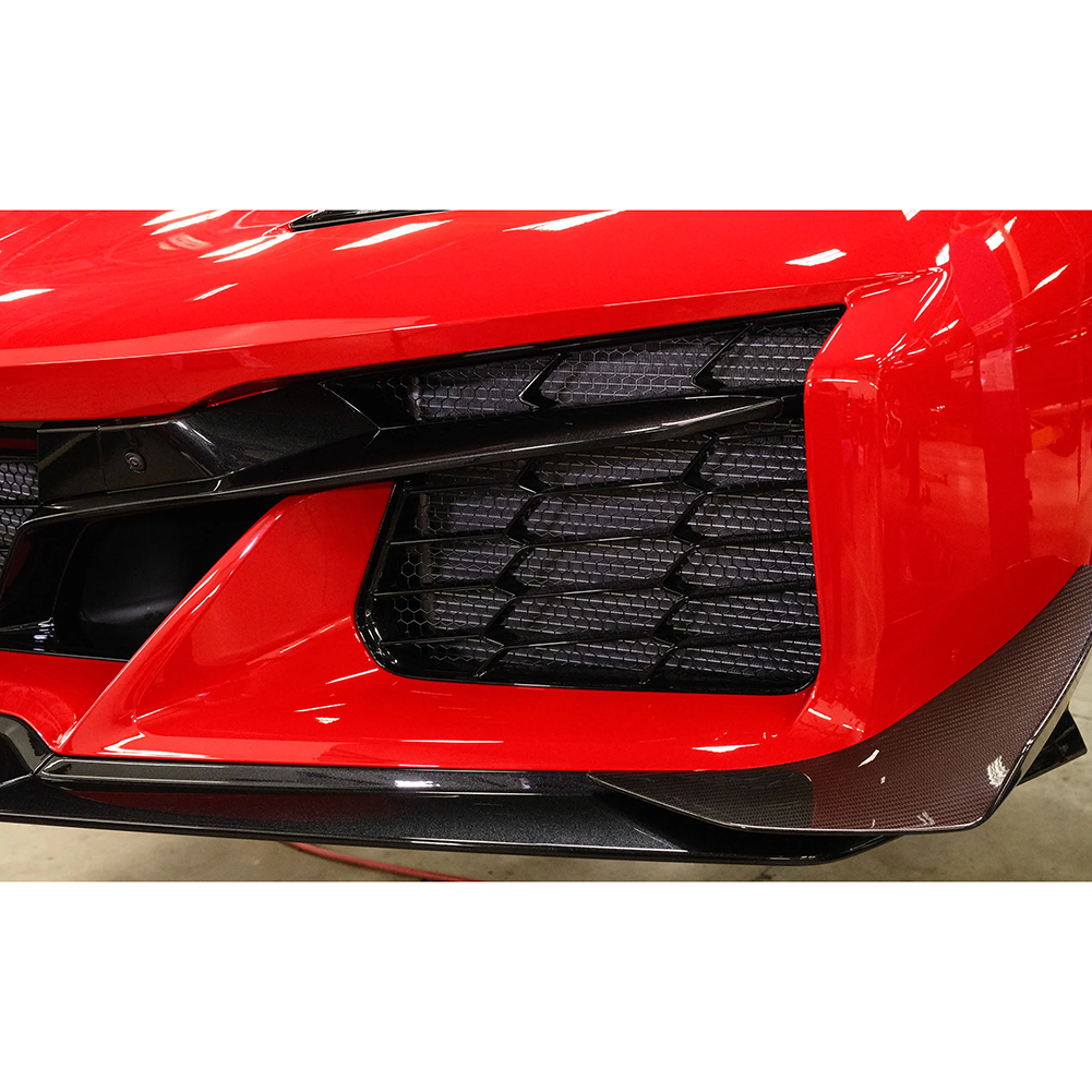 C8 Corvette Scrape Armour Radiator Protector Screens : Z06, E-Ray
