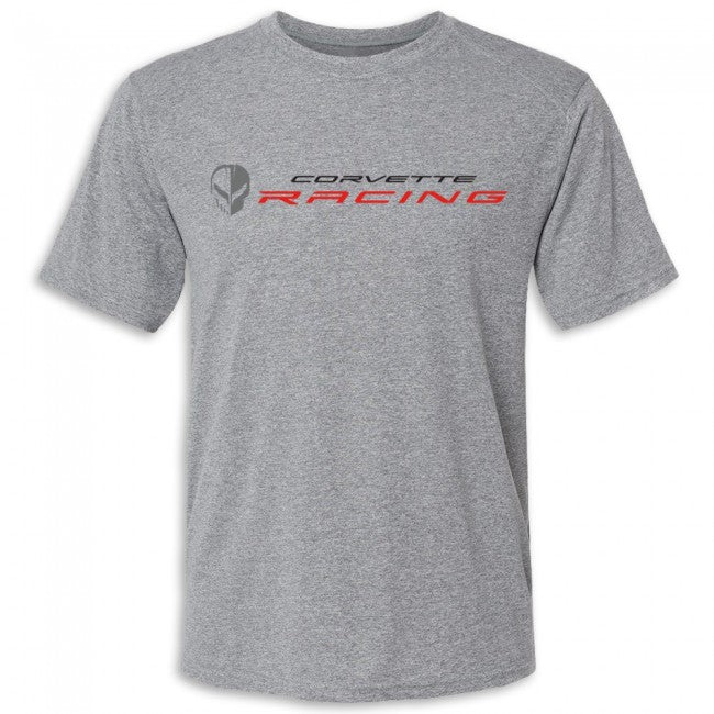 C8 Corvette Racing Short Sleeve Tech T-Shirt : Gray