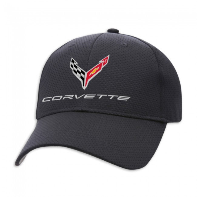 C8 Corvette Jersey Mesh Cap : Black
