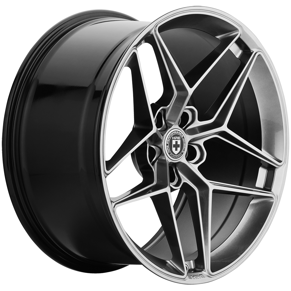 HRE Corvette Wheels (Set) - FlowForm : Style FF11 Liquid Metal (Silver) C8, Z51