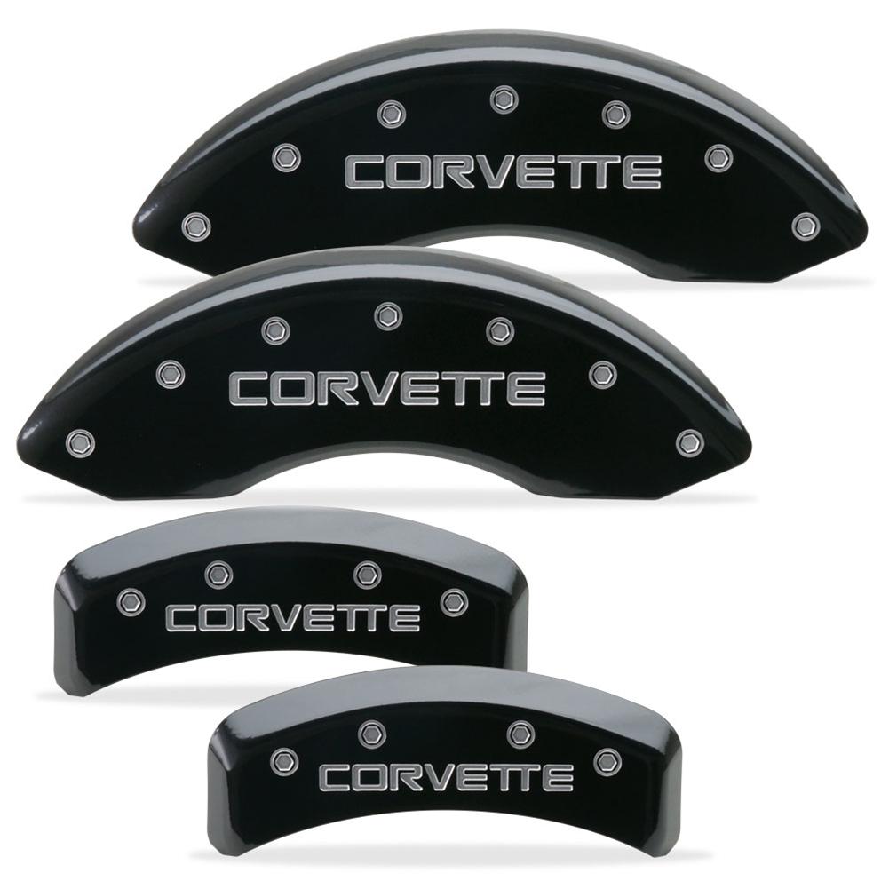 1988-1996 C4 Corvette Brake Caliper Covers with Script and Bolts