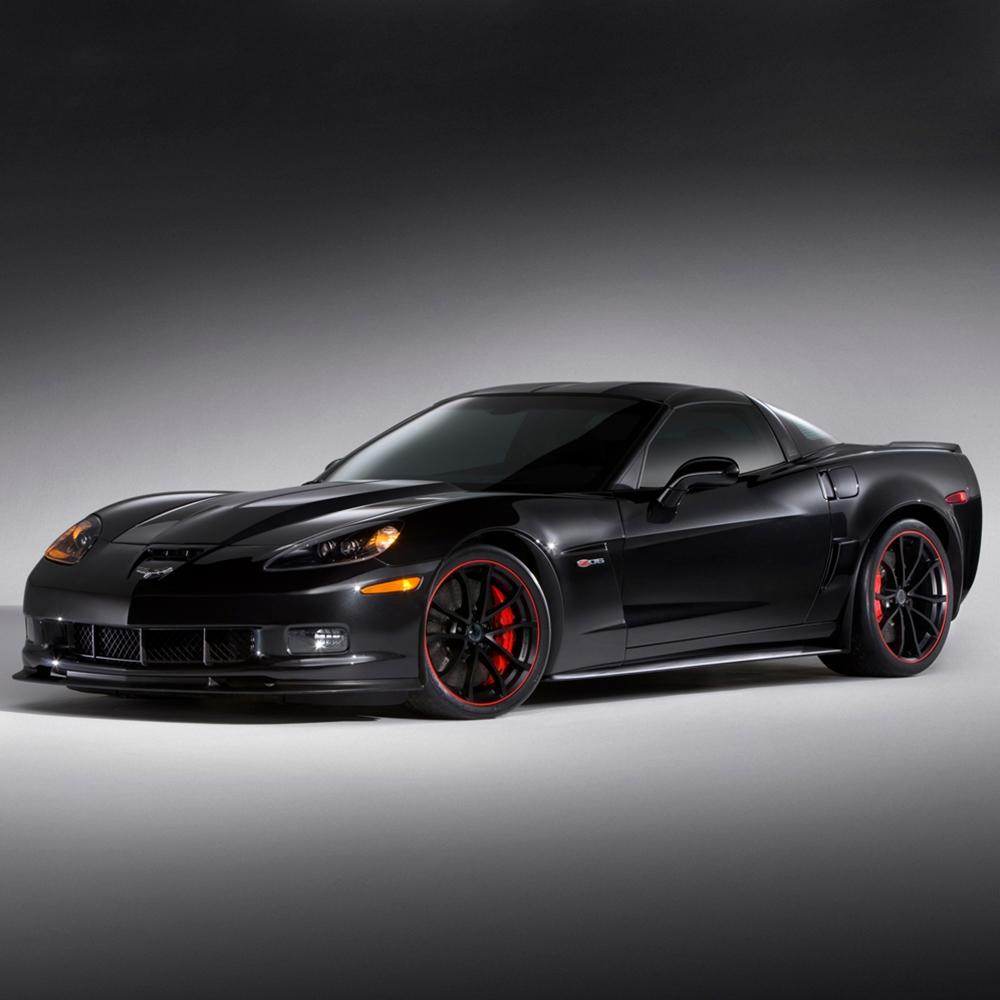 2013 Corvette 60th Anniversary - 427 Centennial Special Edition Cup Style Wheels : Gloss Black w/Stripe