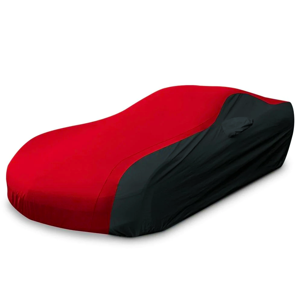 Corvette Ultraguard Plus Car Cover - Indoor/Outdoor Protection : Red/Black - 2005-2013 C6, Z06, ZR1, Grand Sport