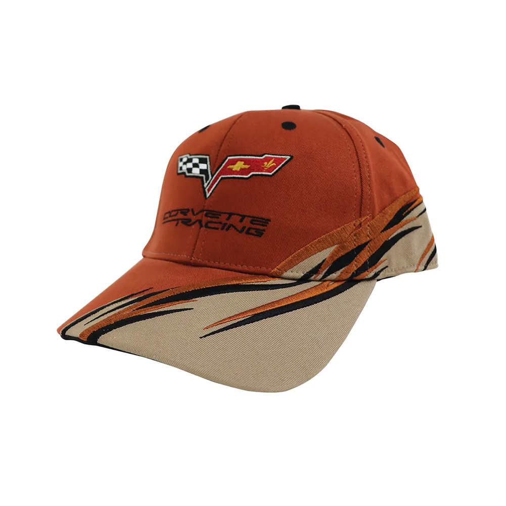 Corvette Racing Orange Flash Cap/Hat: C6 2005-2013