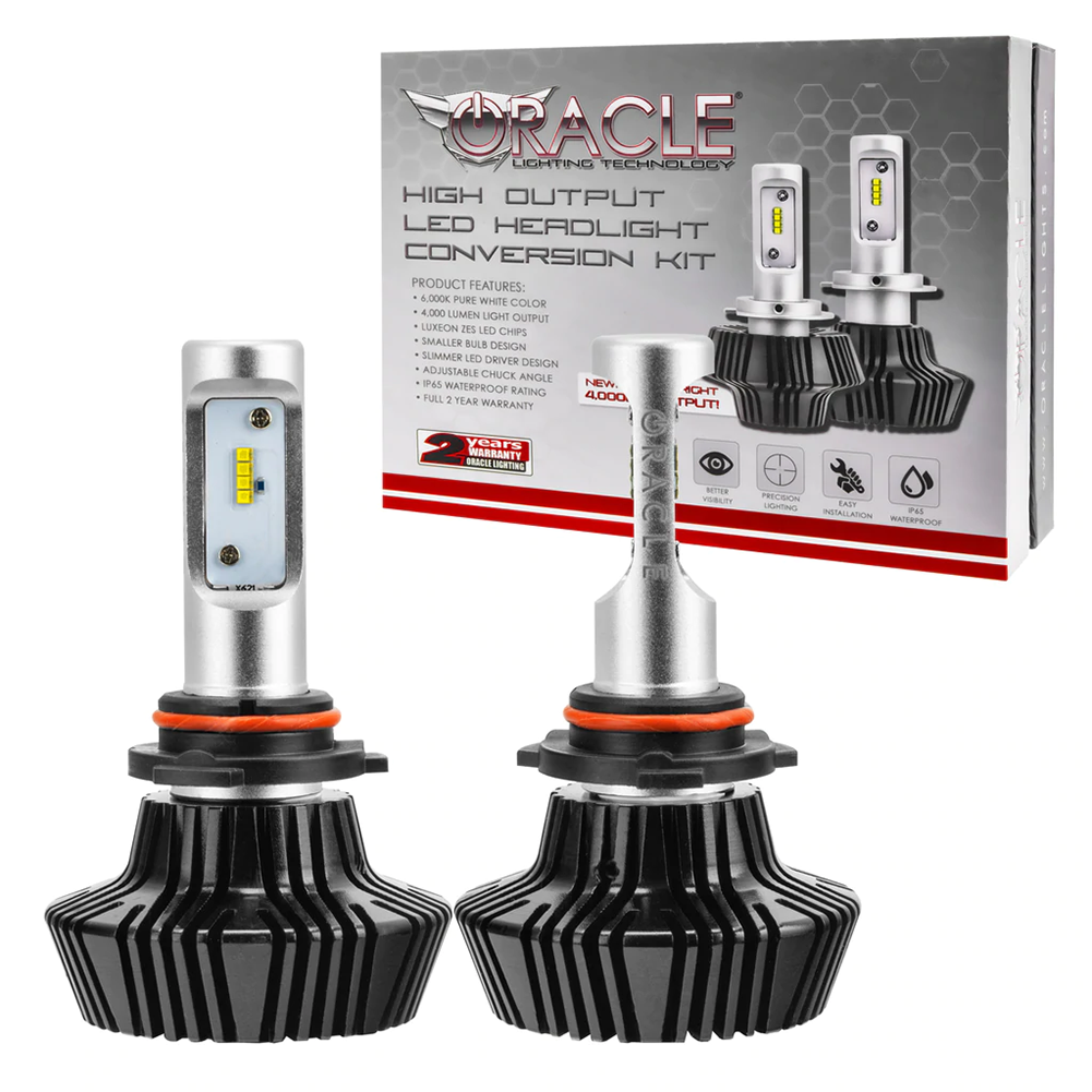 Corvette Oracle 9006 Replacement LED Headlight Bulbs : 1997-2004