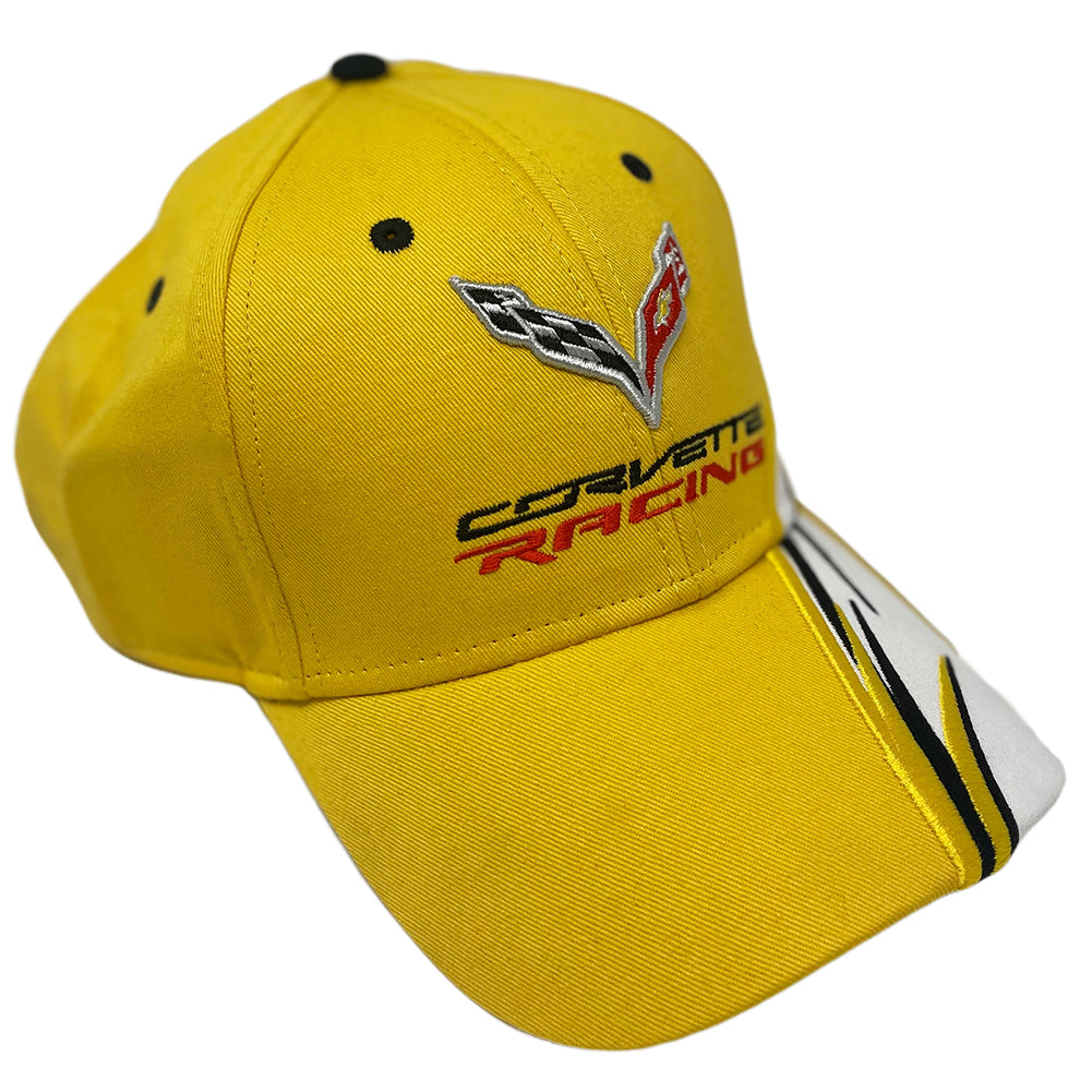 C7 Corvette Racing Hat : Yellow/White
