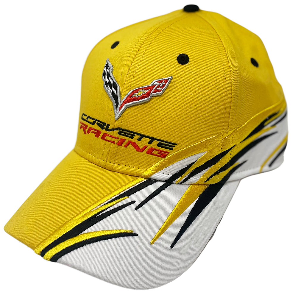 C7 Corvette Racing Hat : Yellow/White