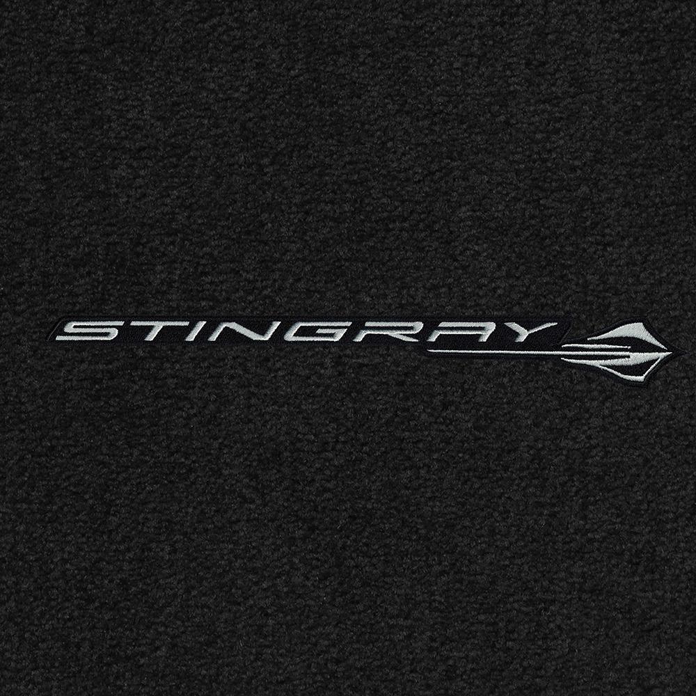 C8 Corvette Rear Cargo Mat - Lloyds Mats with Stingray Script & Logo : Convertible