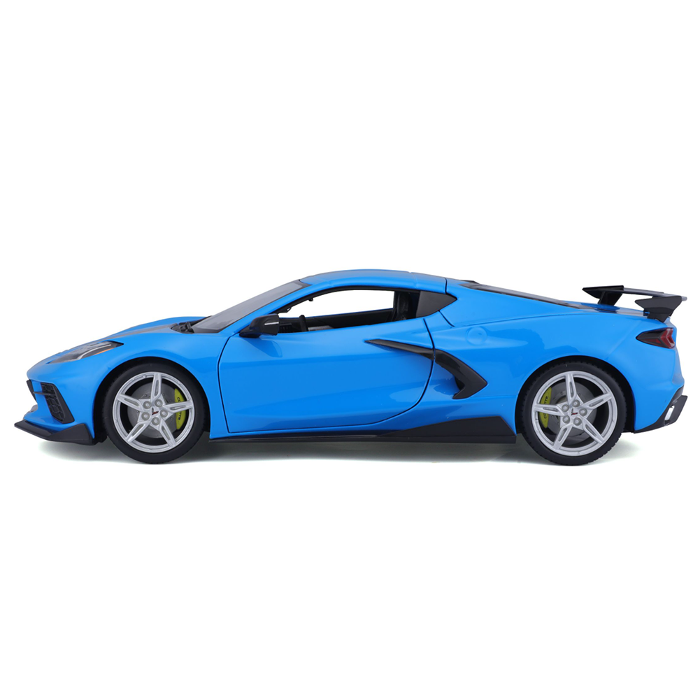 thumbnail image 2 of 2020-2025 Corvette C8 Painted Rear License Plate Frame Bezel – Rapid Blue (GMO) 2 of 4