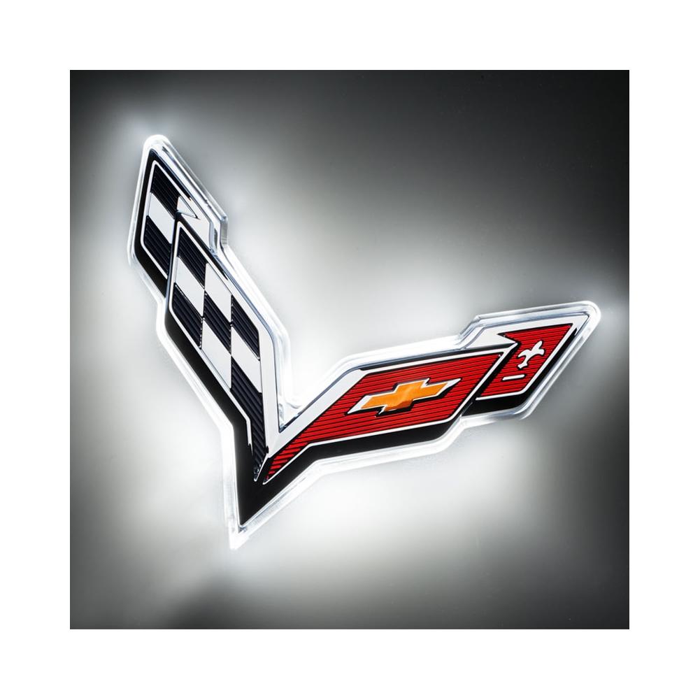 C7 Corvette Illuminated LED Rear Emblem - ORACLE™ : C7 Stingray, Z51 & Z06