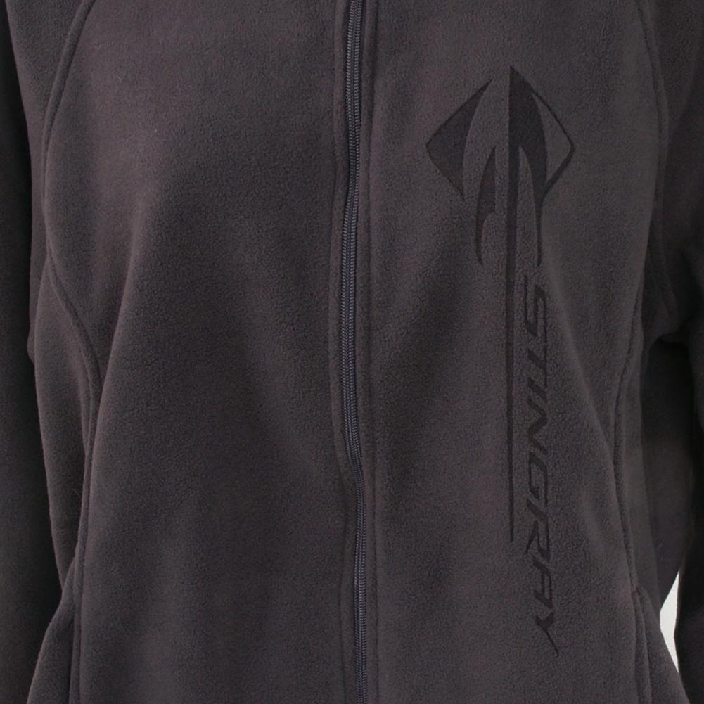 C7 Corvette Ladies Sonoma Full-Zip Micro-fleece Jacket : Charcoal