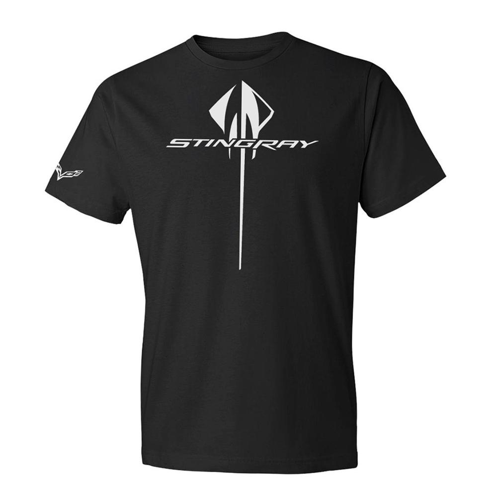 C7 Corvette Stingray Vertical T-shirt : Black
