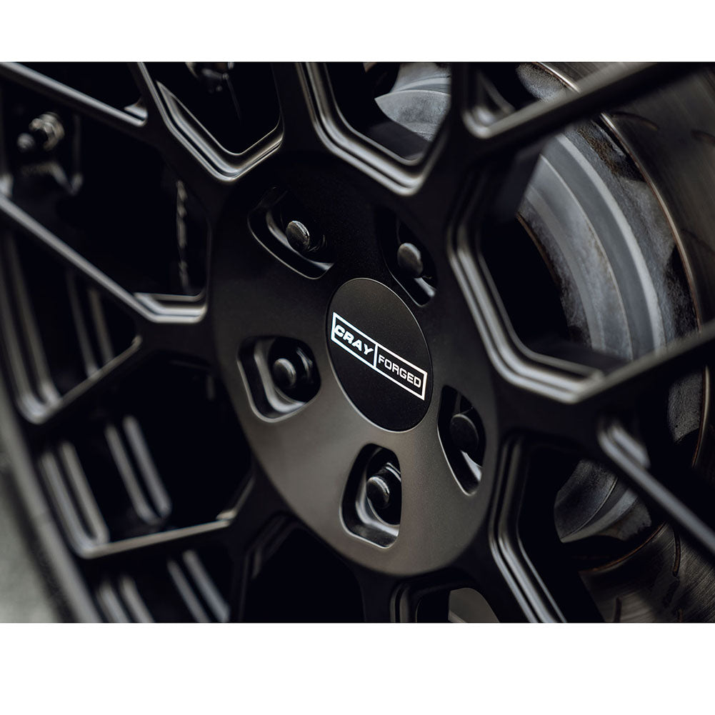 Corvette Wheels (Set) - Cray Venom Forged Monoblock - Matte Black