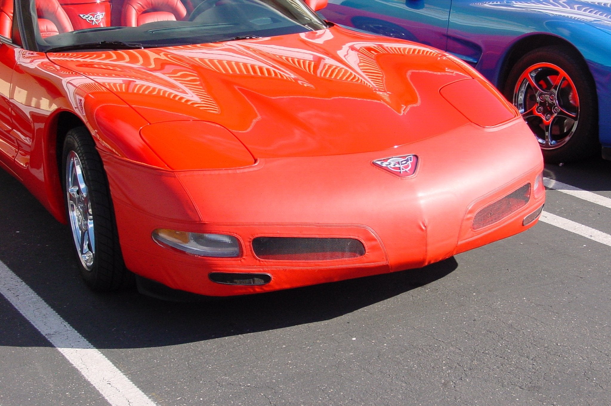 Corvette Bra - SpeedLingerie Color Matched with NO License Plate Window : 1997-2004 C5 & Z06