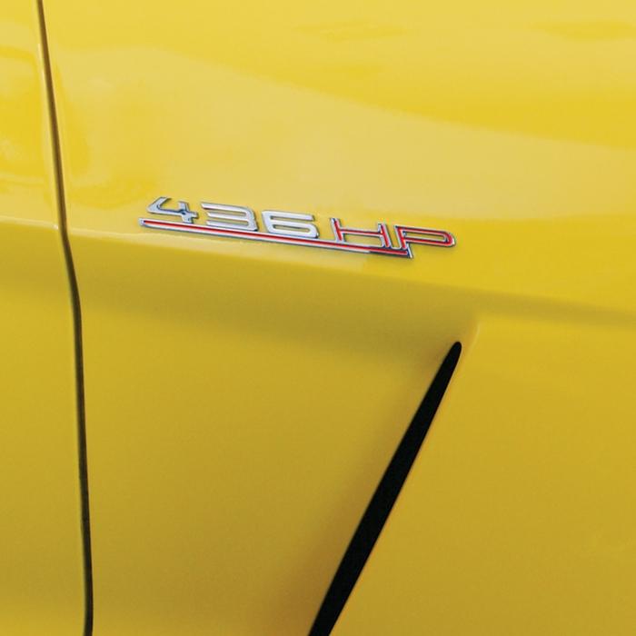 Corvette Custom HP Billet Chrome Badge - Numbers Only