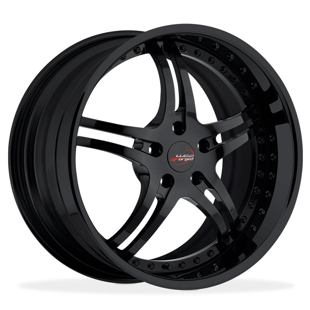 Corvette Custom Wheels - WCC 946 EXT Forged Series (Set) : All Gloss Black