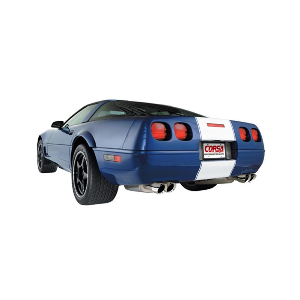 Corvette Exhaust System - Corsa Dual Exhaust w/ Twin Pro-Series 3.5" Tips : 1996 LT1/LT4