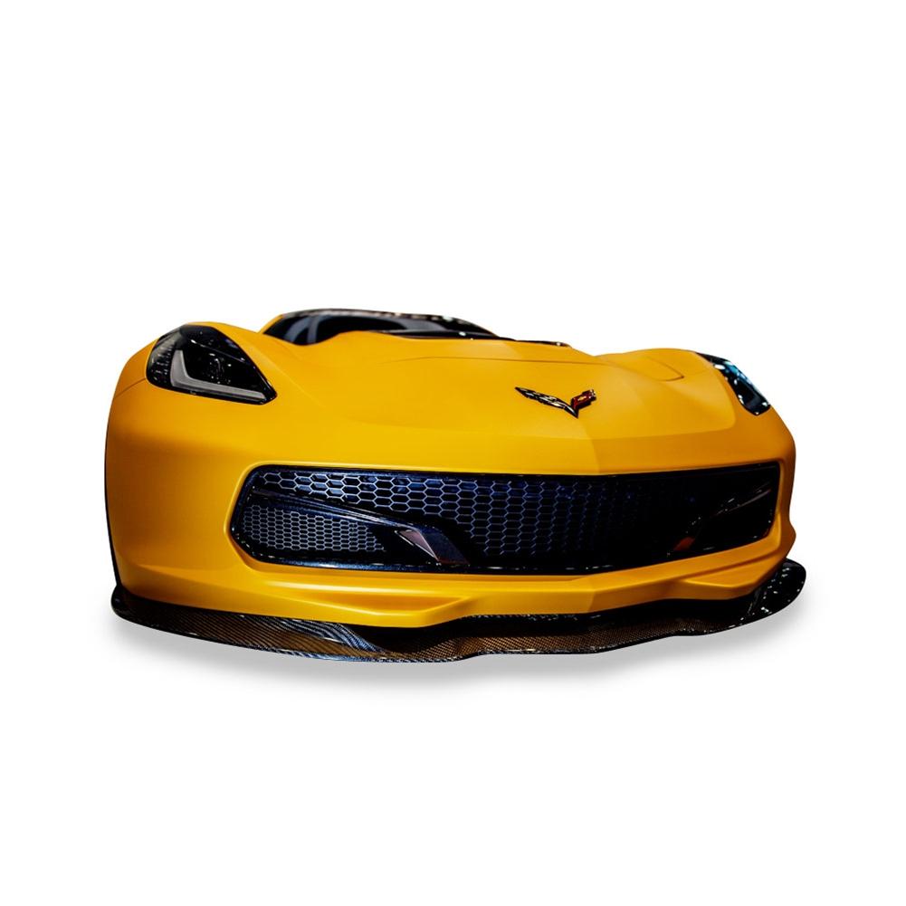 Corvette Front Splitter with Deflectors - Carbon Fiber - ACS : C7 Stingray, Z51