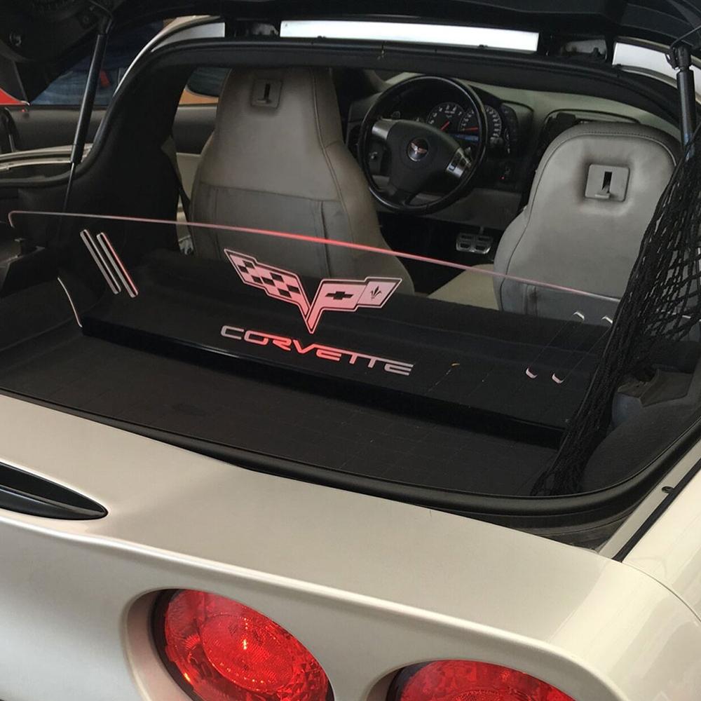Corvette Illuminated Wind Deflector - Coupe : 2005-13 C6, Z06, Grand Sport, ZR1