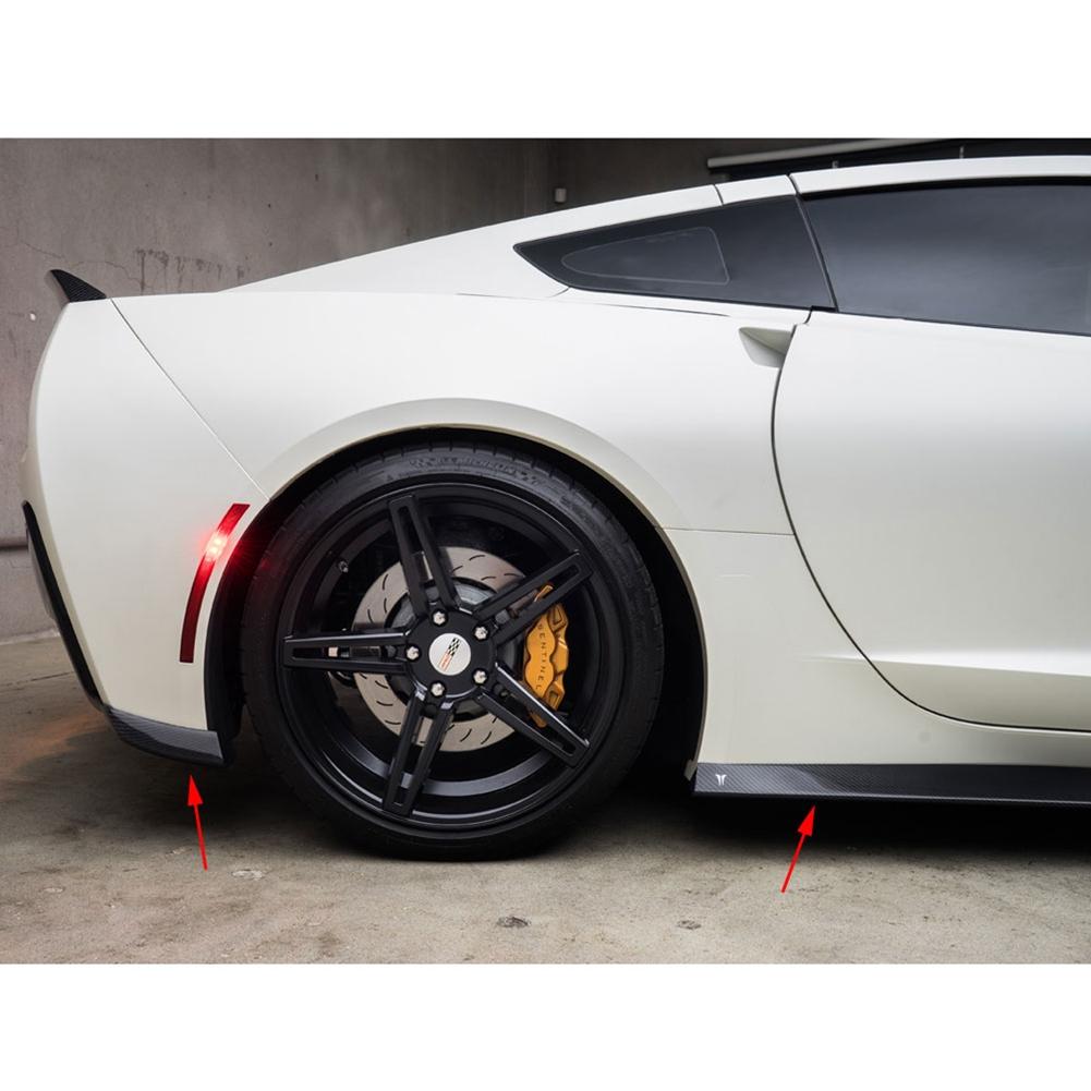 Corvette Sentinel Side Foils and Rear Winglets - Carbon Fiber : C7 Stingray