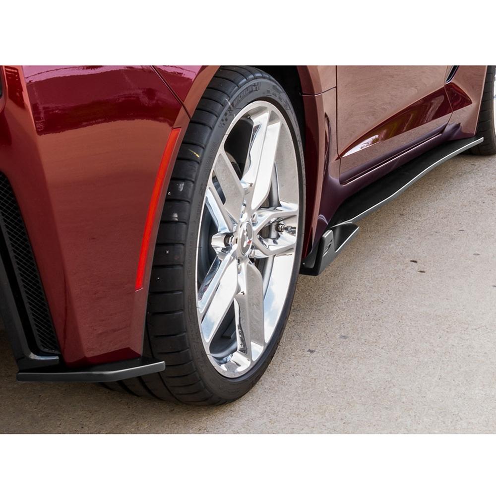 Corvette Side Skirt & Rear Corners - Street Scene : C7 Stingray, Grand Sport