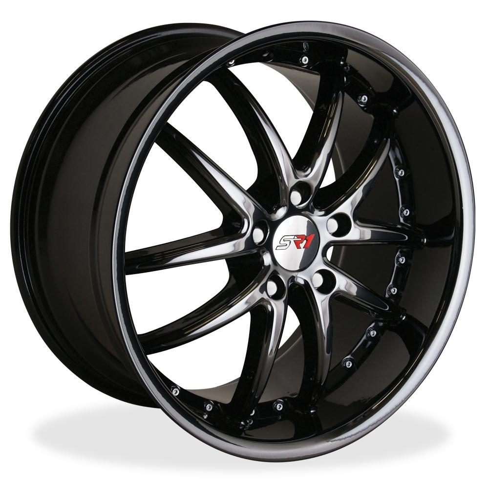 Corvette SR1 Performance Wheels - APEX Series : Black Chrome