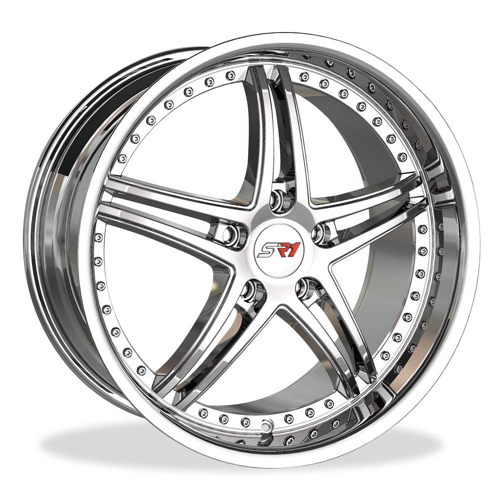 Corvette SR1 Performance Wheels - BULLET Series : Chrome