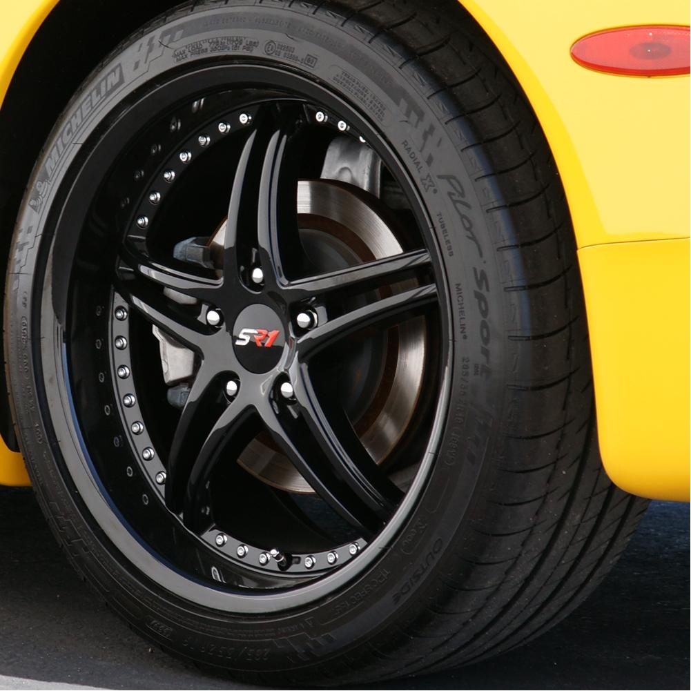 Corvette SR1 Performance Wheels - BULLET Series : Gloss Black