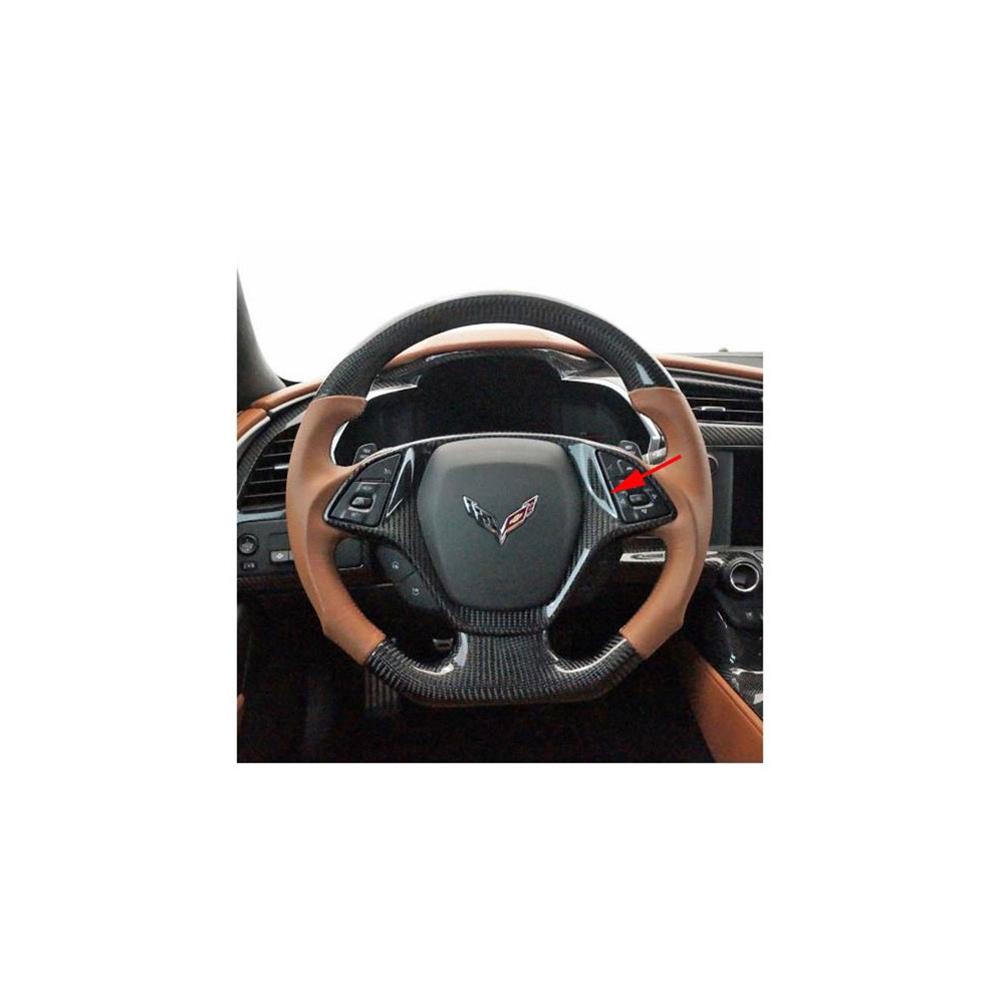 Corvette Steering Wheel Spoke Bezel - Carbon Fiber : C7 Stingray, Z51, Z06