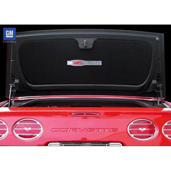 Corvette Trunk Lid Liner Embroidered : 1998-2004 C5 Convertible, Z06
