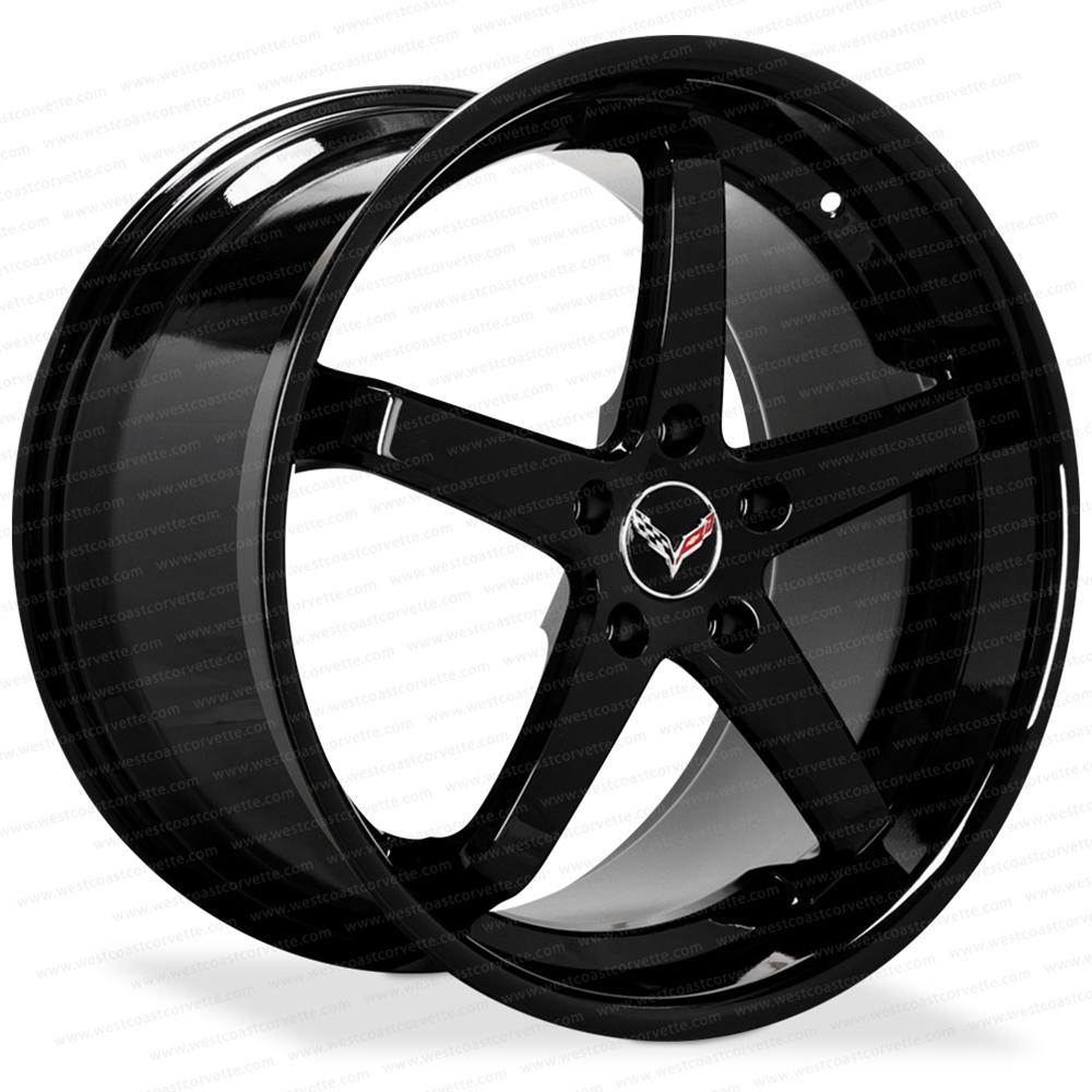 Corvette Wheels L-CC5 Monoblock - Lexani - Gloss Black : C7