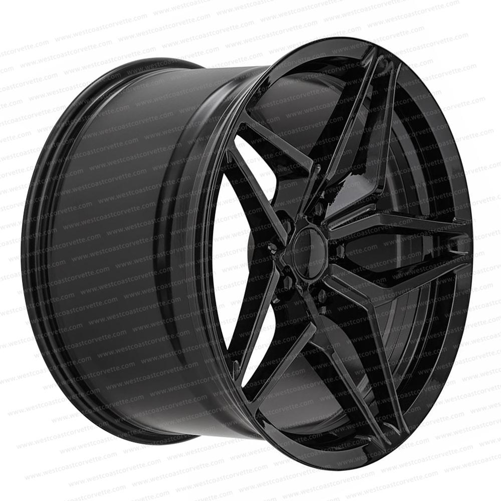 Corvette Wheels M755 Flow Forged C7 ZR1 Style : Gloss Black
