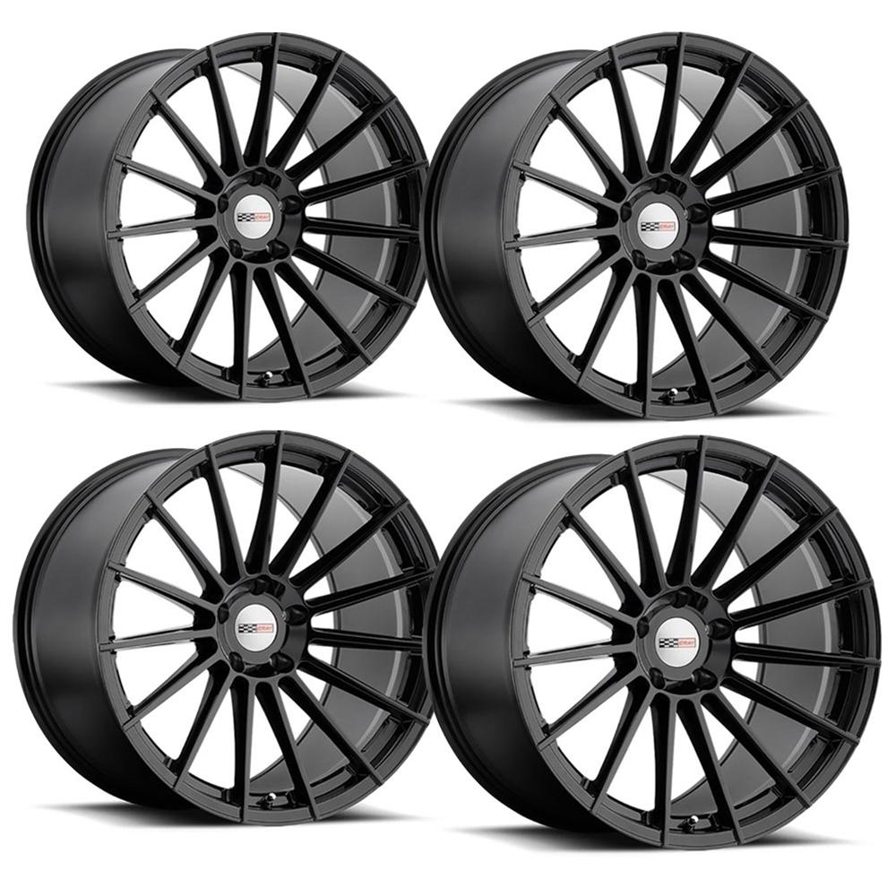 Corvette Wheels - Cray Mako (Set) : Gloss Black