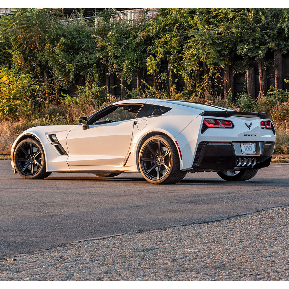 Corvette Wheels (Set) - Cray Isurus Forged Monoblock - Matte Black