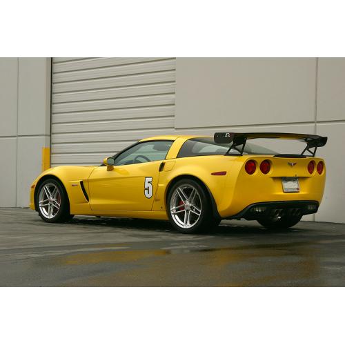 Corvette Rear Wing - GTC-500 Adjustable Wing 74" : 2005-2013 C6, Z06, ZR1, Grand Sport