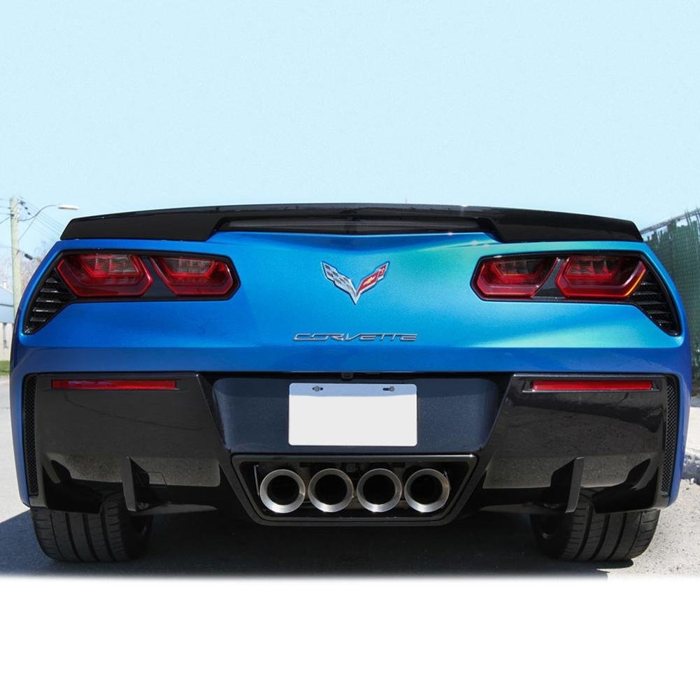 C7 Corvette - ACS Rear Diffuser Fins - Carbon Flash : Stingray & Z06