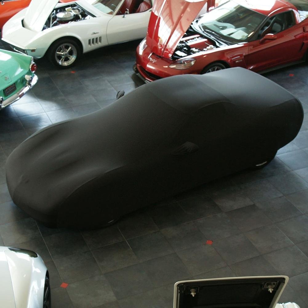 Corvette Ultraguard Stretch Satin Car Cover - Black - Indoor : 1997-2004 C5 & Z06