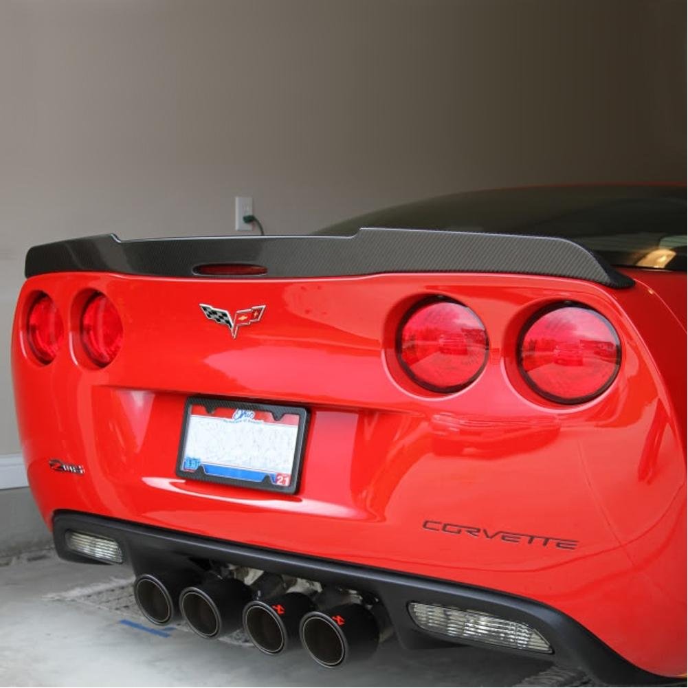 Corvette Rear Spoiler - Carbon Fiber Katech : 2005-2013 C6, Z06, ZR1, Grand Sport