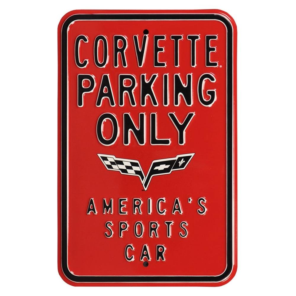 Corvette Parking Only Street Sign - 12