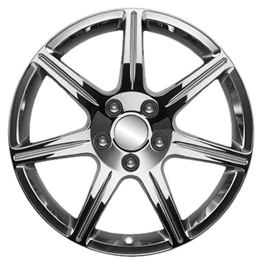 Corvette GM 7 Spoke Wheels - Chrome - Set of 4 : 2005-2013 C6