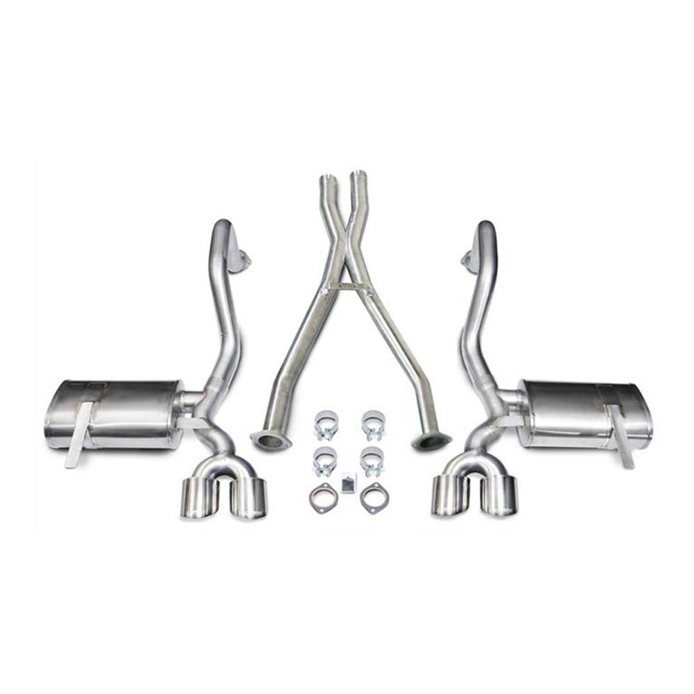 Corvette Exhaust System - Corsa Xtreme with X-Pipe - Quad 3.5" Pro Series Tips : 1997-2004 C5 & Z06