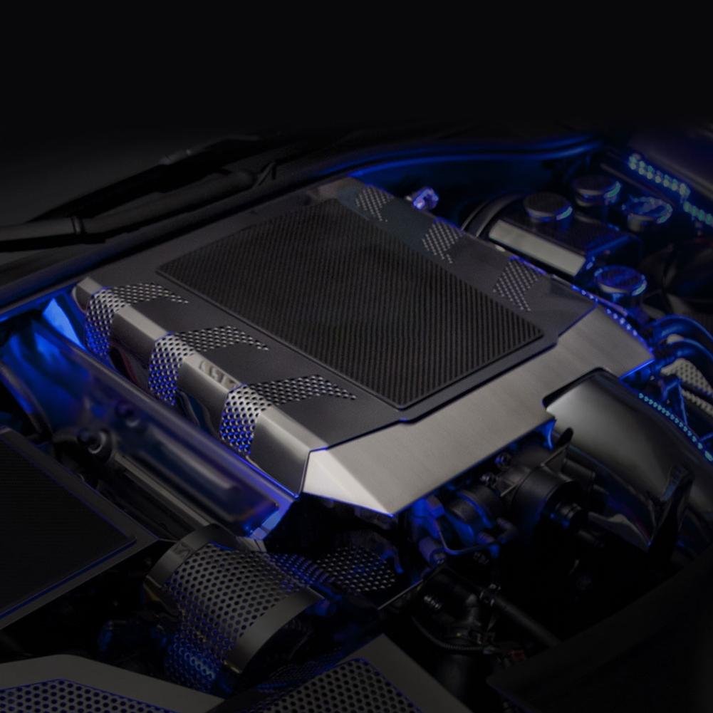 Corvette Engine Shroud Cover - Stainless Steel : C7 Z06 2015-16