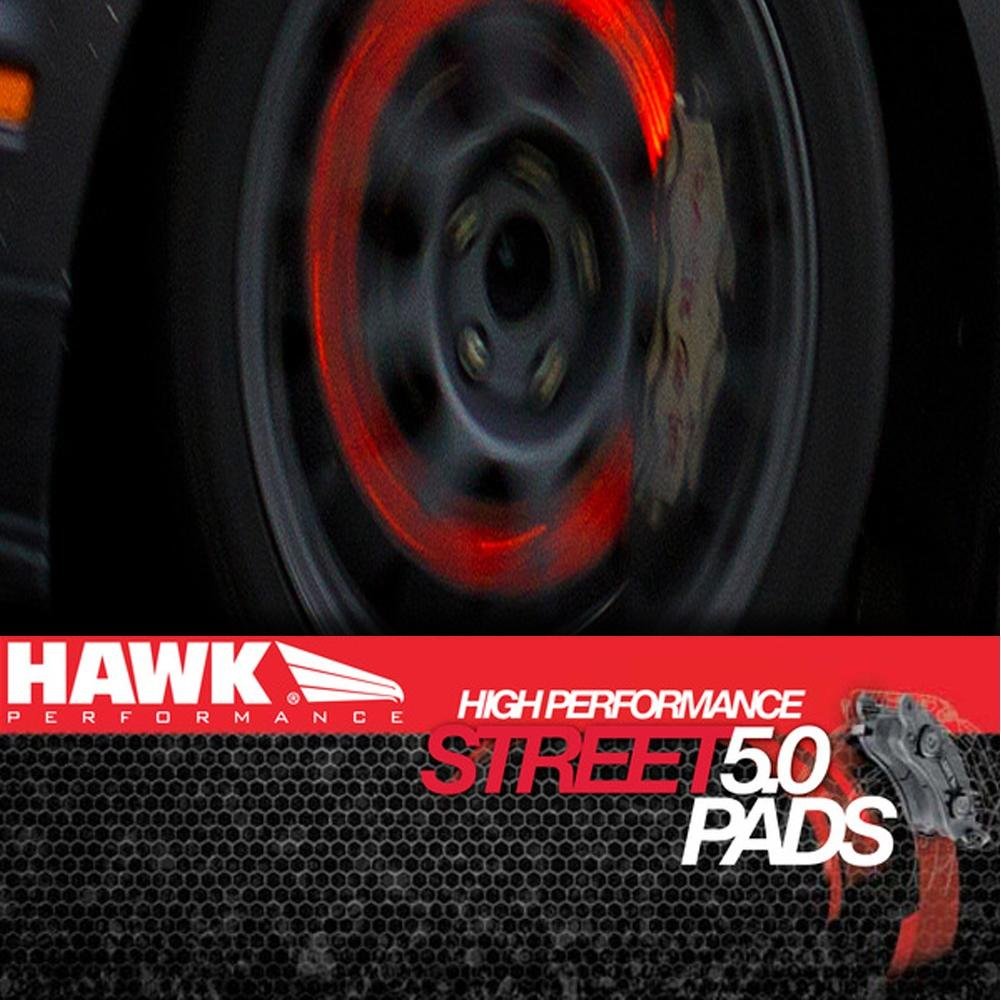 Corvette Brake Pads - Hawk High Performance Street 5.0 - Rear : 1997-2013 C5,C6