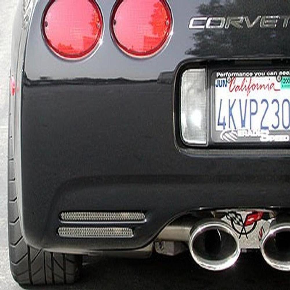 Corvette Rear Bumper Screen 2 Pc. (Set) : 1997-2004 C5 & Z06